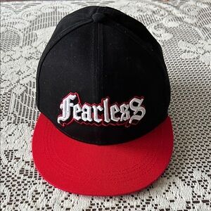 Fearless Snapback Hat - Black and Red